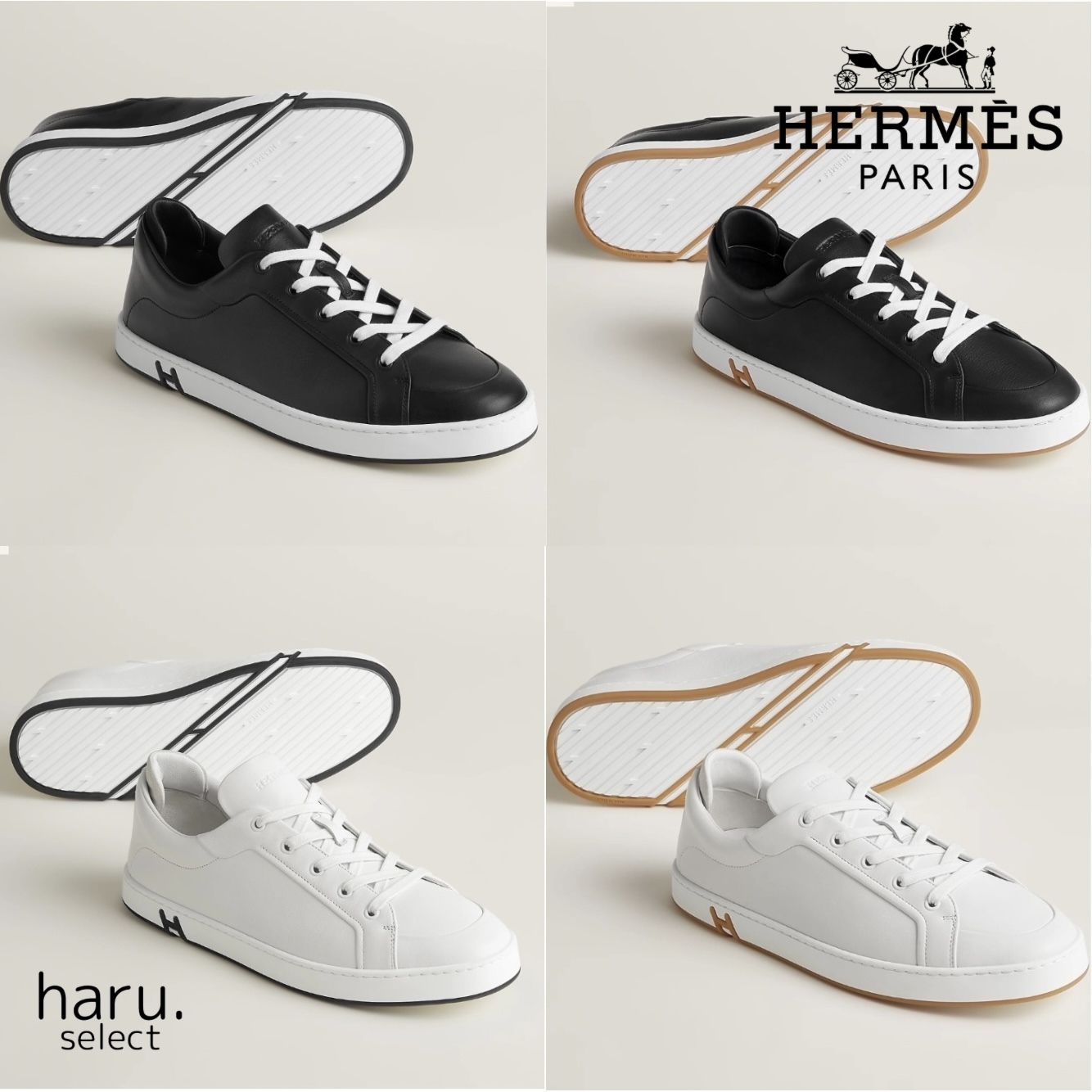 シンプル☆カジュアル【HERMES】Sneakers Kid スニーカー