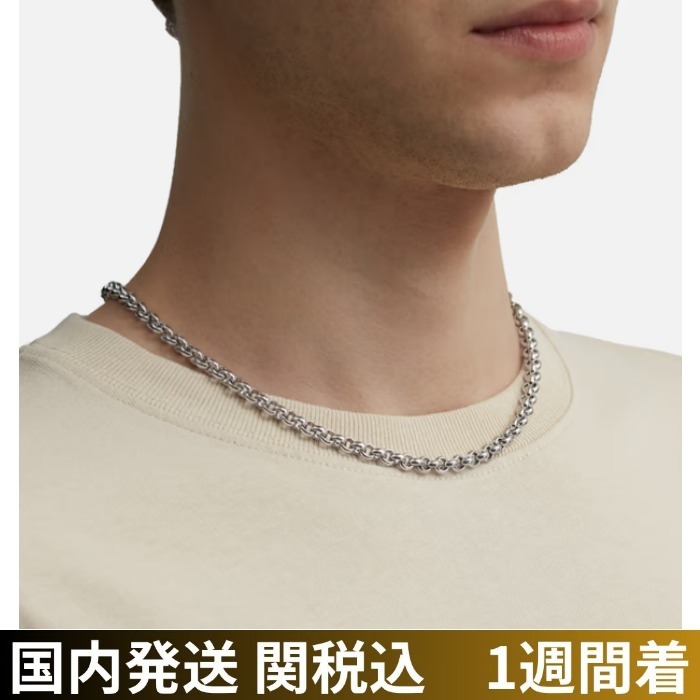 TOM WOOD /トムウッド Thick Rolo Chain ネックレス