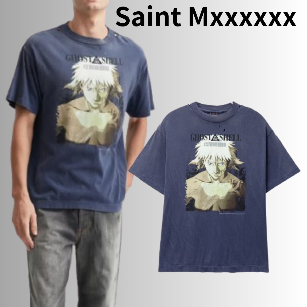 Saint Mxxxxxx x ゴースト・イン・ザ・シェル コラボ Tシャツ