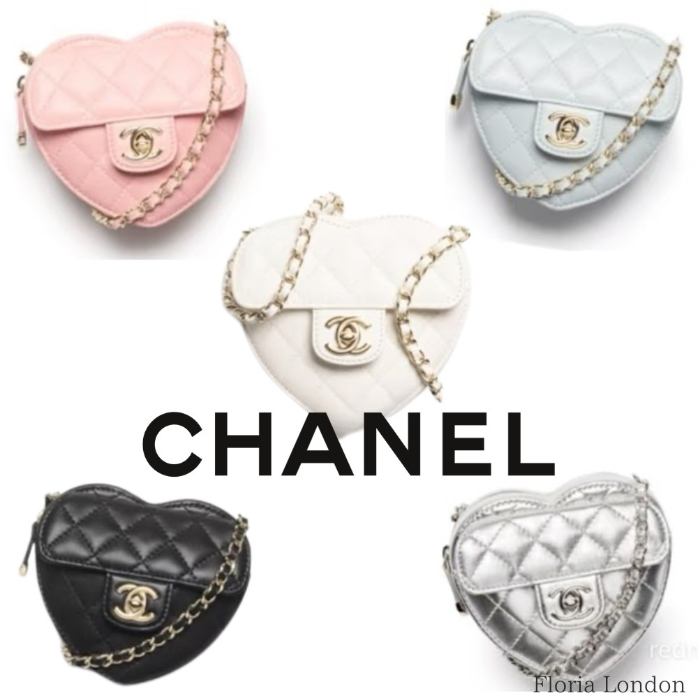 CHANEL 完売必須 ★ ハート型 ショルダーバッグ ポシェット ミニ