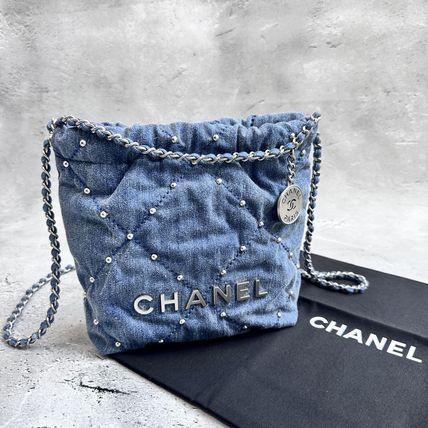 大人気【CHANEL】 24ss新作 完売必至 22 ミニ ハンドバッグ