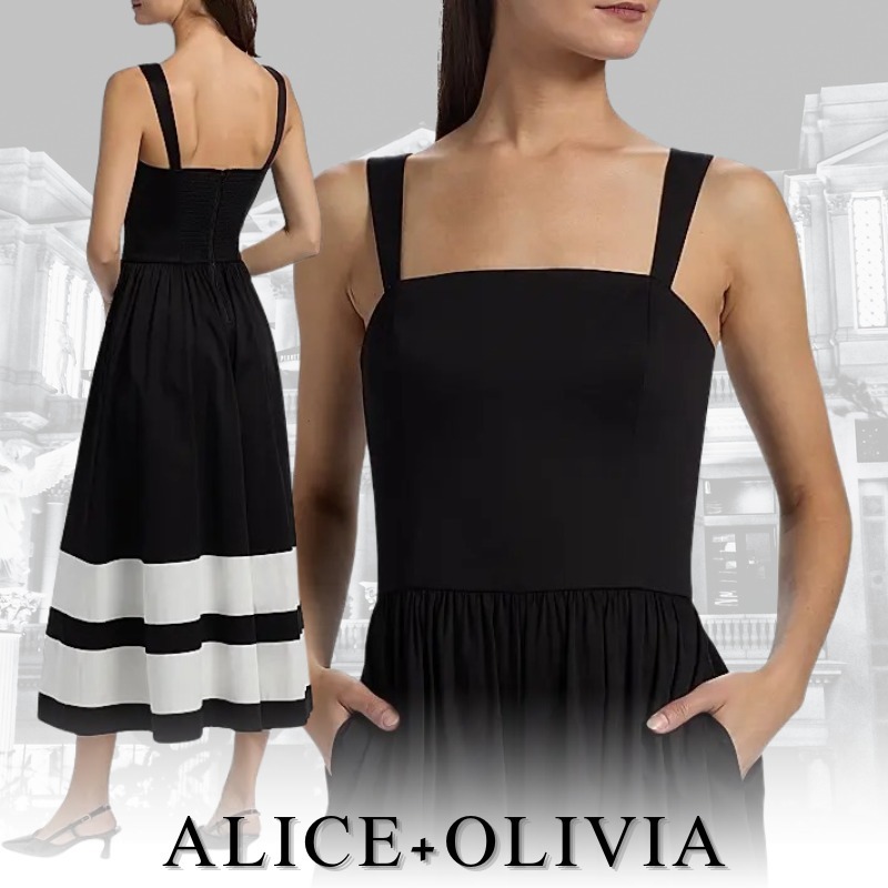 ALICE+OLIVIA ワイドレッグジャンプスーツ BELDEN