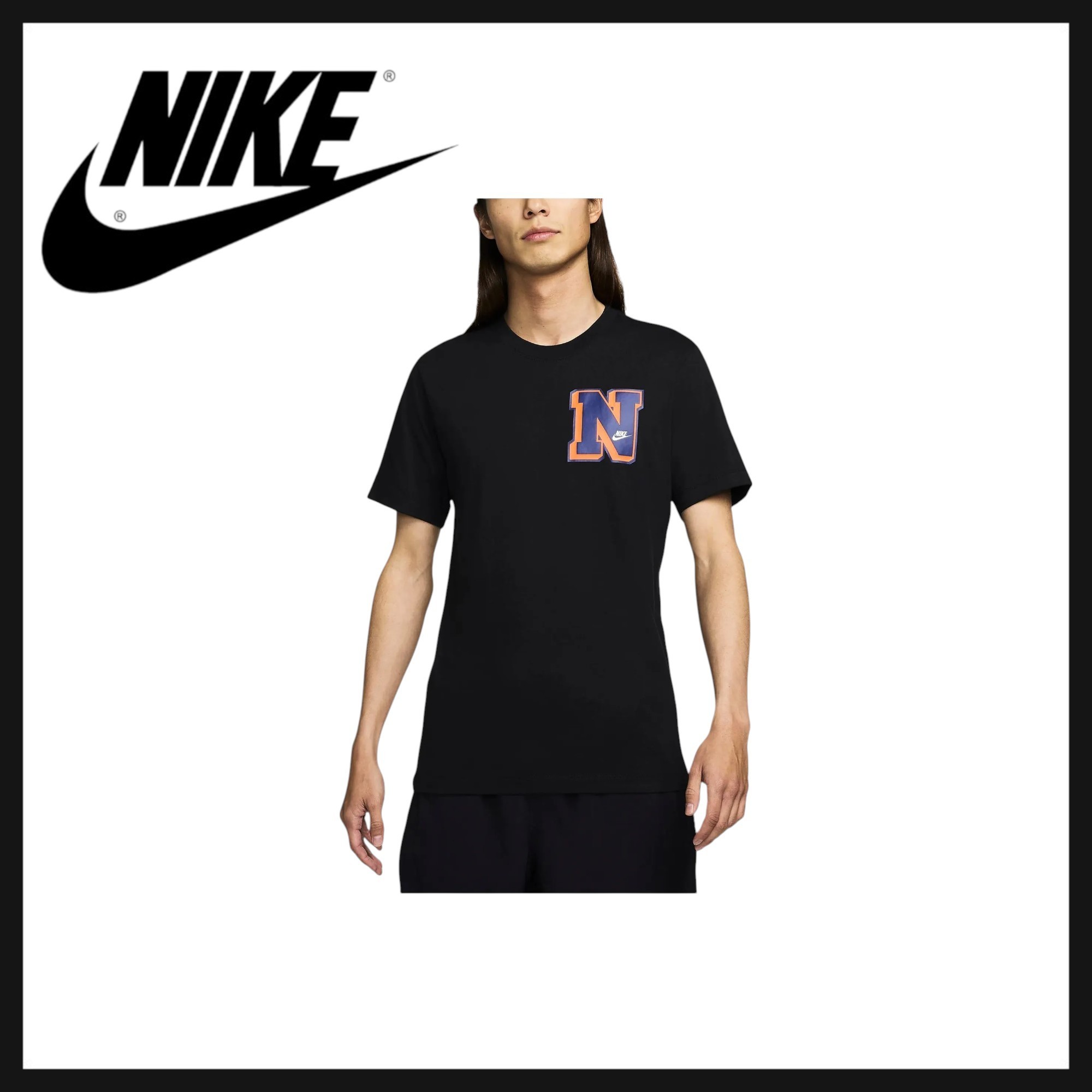 ★人気★ NIKE MEN'S LETTERED SHORT SLEEVE T-SHIRT