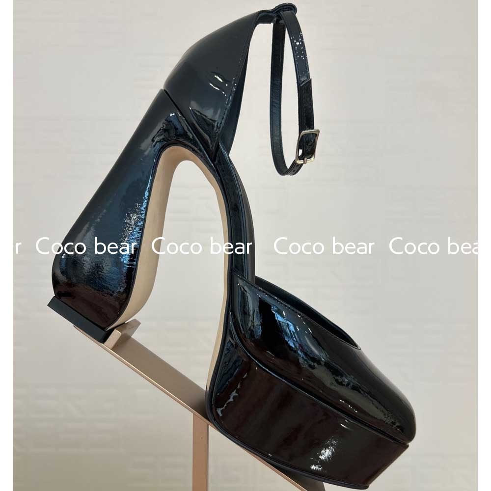 ☆Sergio Rossi☆セール!SI ROSSI Pump HH85mm Patent Nero