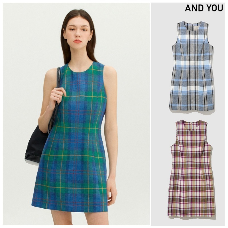 ● AND YOU ● PISA Sleeveless mini one piece (3color)