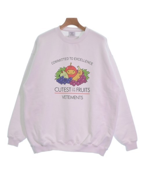 VETEMENTS ヴェトモン スウェット 白 S 2026824G0001