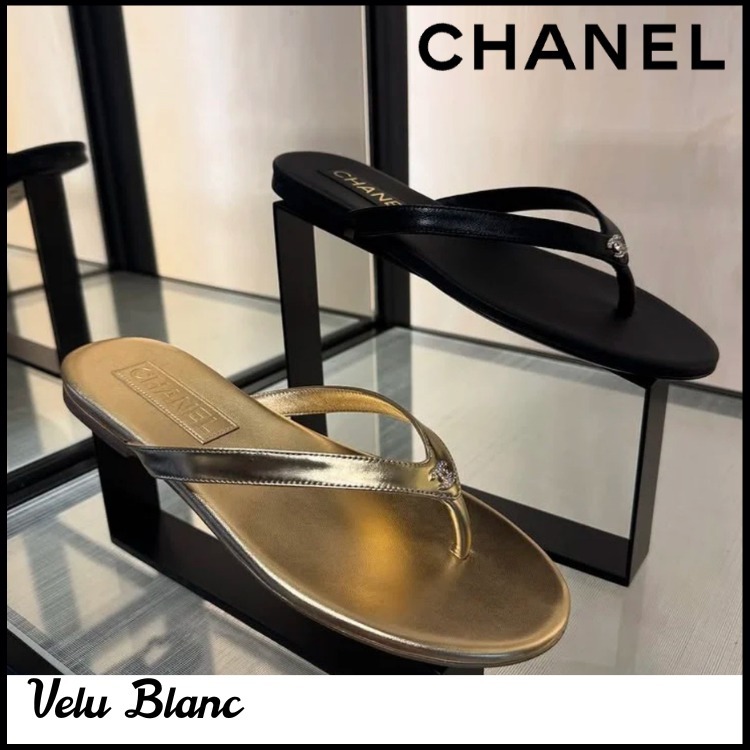 美しい足元に♪【CHANEL】ビーチサンダル