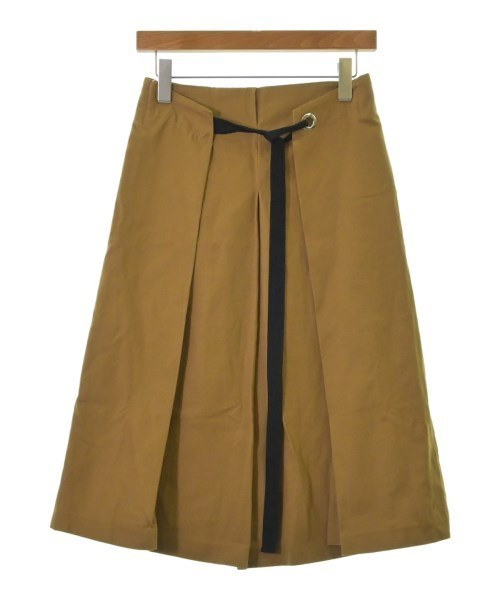 S Max Mara ひざ丈スカート 茶 4214224S0002