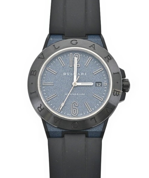 BVLGARI ブルガリ 腕時計 紺x黒 - 4800924G0001