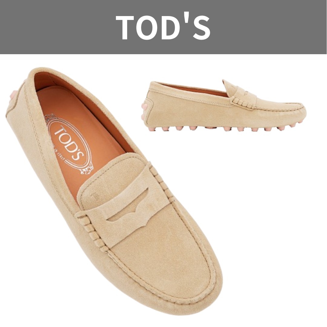 【関税込み】☆TOD'S☆ラバースエードローファー XXW52K00010M8W