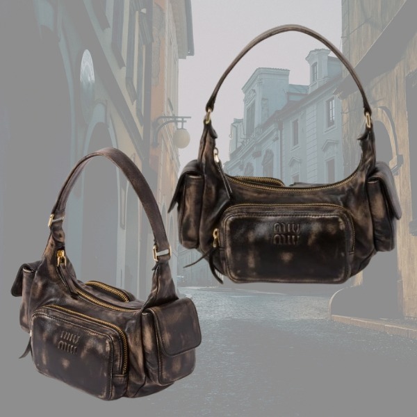 【Miu Miu】ナッパレザー ポケット バッグ