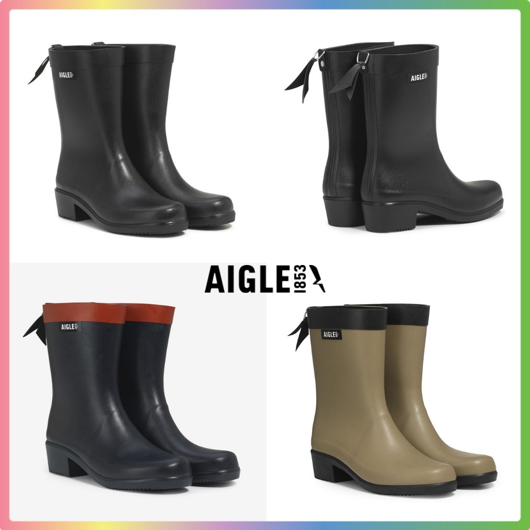 [AIGLE]★Mirika ミッドラバーレインブーツ★現地セール