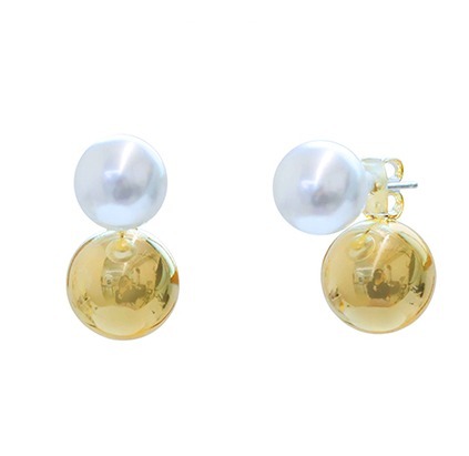 ピアス [PRIMAUTE] Pearl&ball Earring