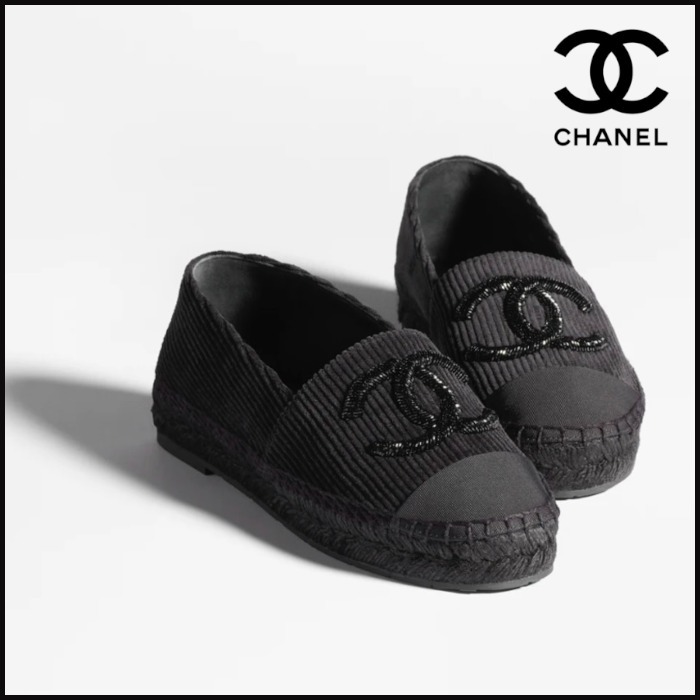 ★オシャレ素材【 CHANEL 】エスパドリーユ