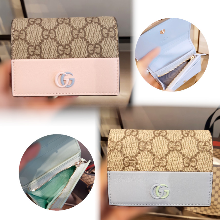 【セール】グッチ☆GG MARMONT 二つ折りカードケース☆790055
