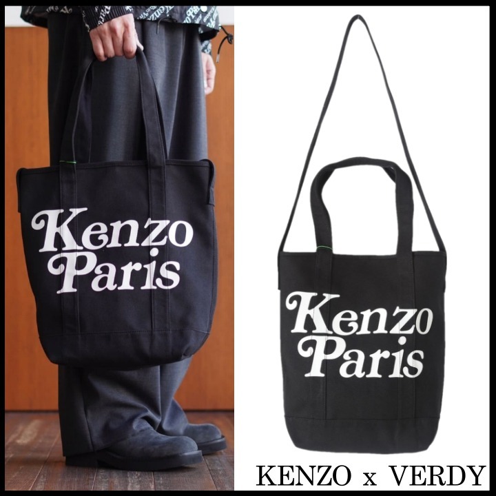 関税送料込◆KENZO x VERDY◆コラボ 2WAY トートバッグ