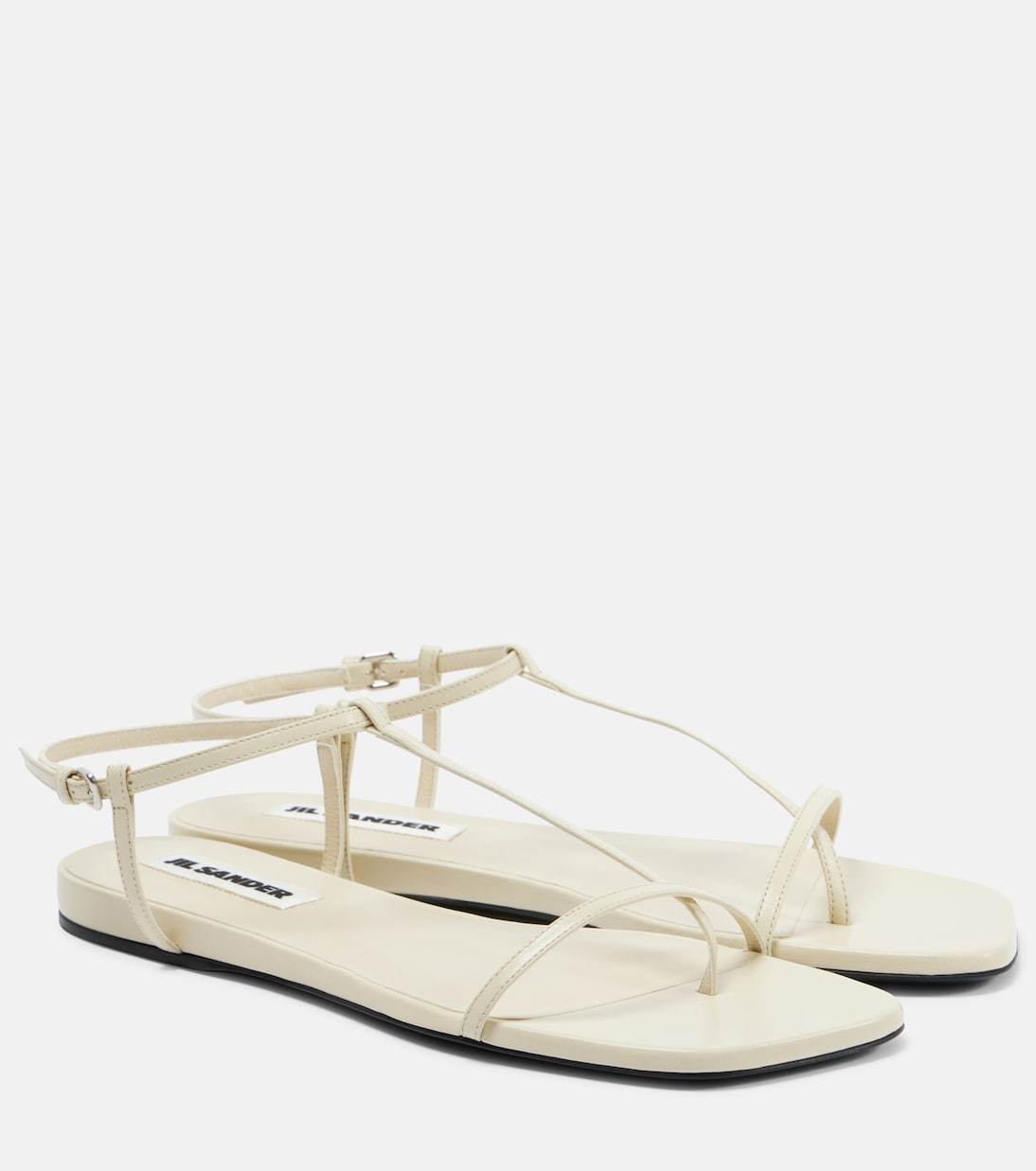 サンダル・ミュール JIL SANDER  Leather thong sandals
