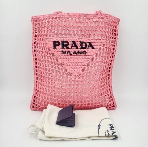 《PRADA》クロシェ トートバッグ 中古