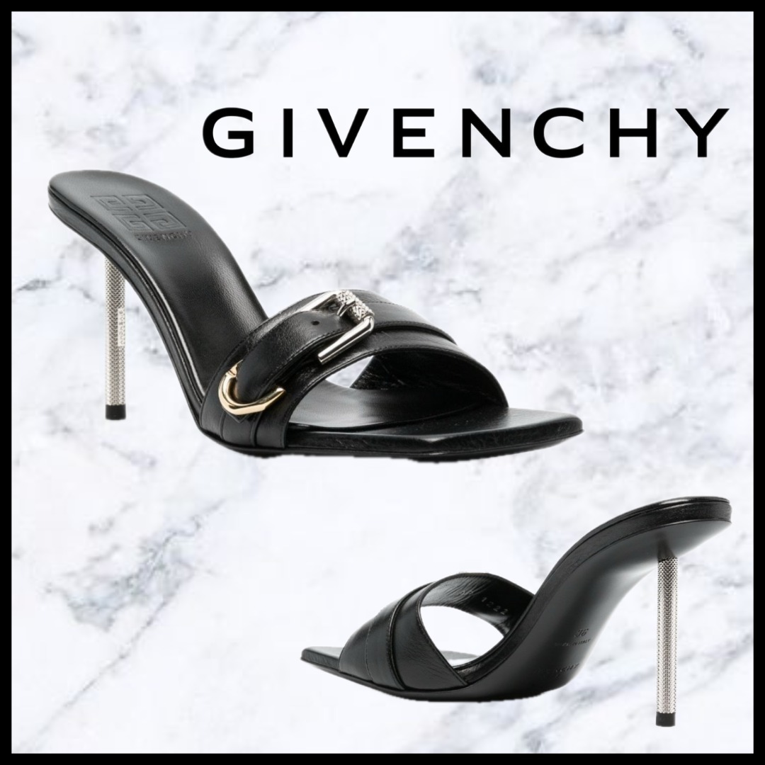 ＊GIVENCHY＊ ジバンシィ レザー VOYOU サンダル BE307LE1QL001