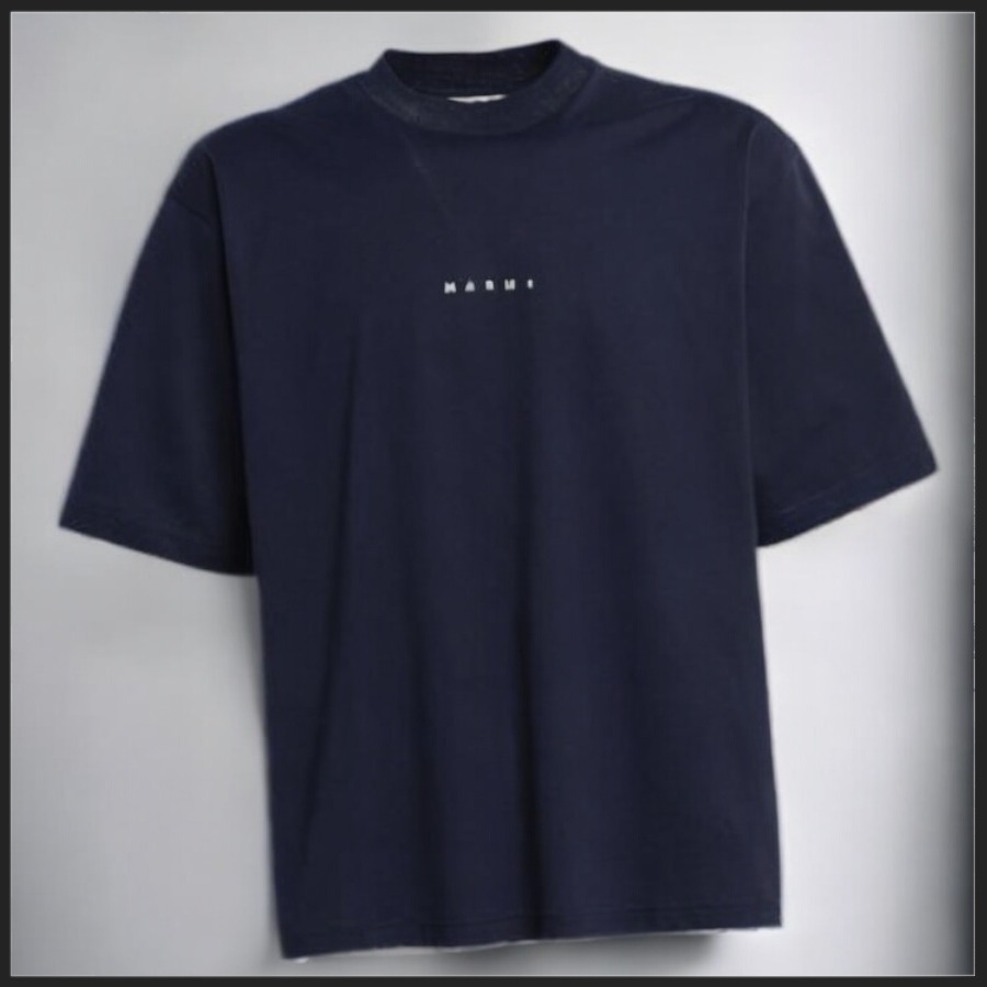 直営店☆MARNI☆SALE! マルニロゴTシャツ コットン ブラック