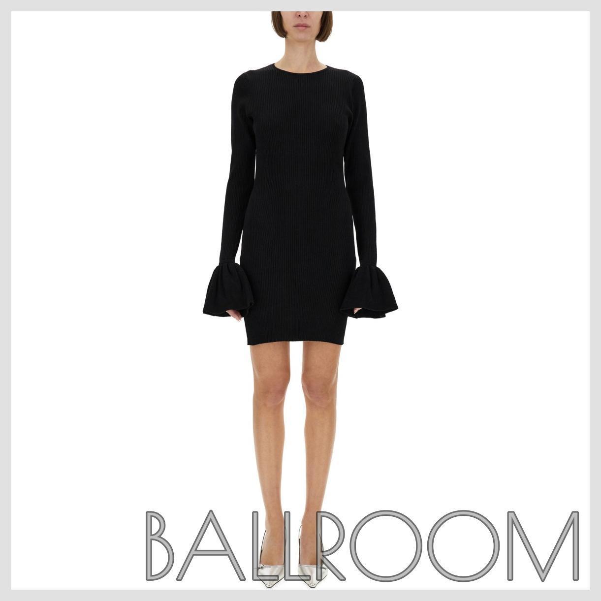 ワンピース ROTATE KNITTED MINI DRESS