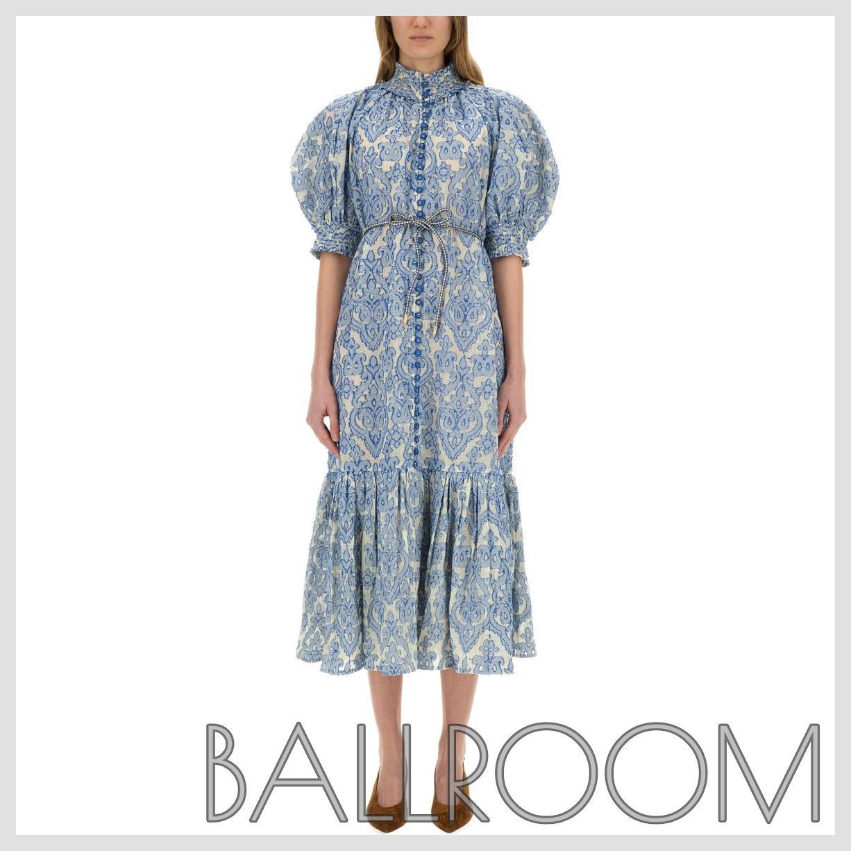 ワンピース ZIMMERMANN MIDI DRESS WYLIE