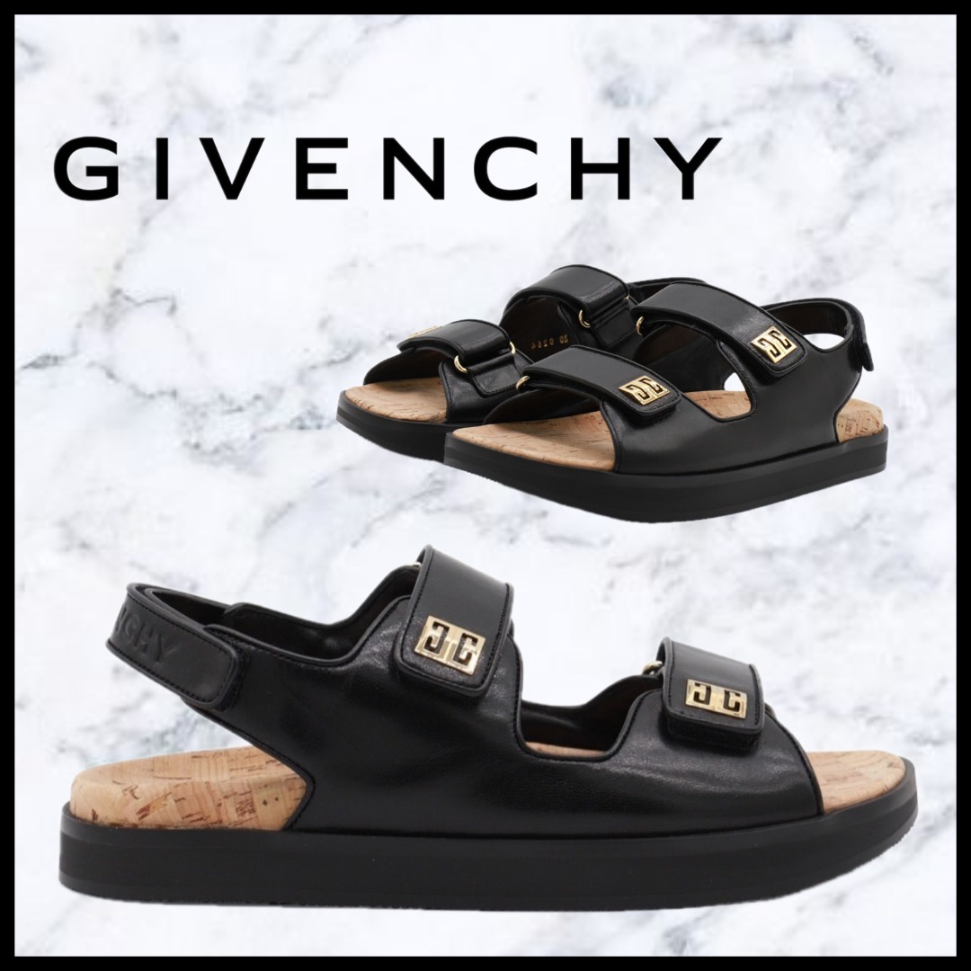★GIVENCHY★ ジバンシィ leather 4g sandals BE3087E24C001