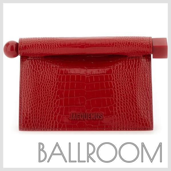 クラッチバッグ JACQUEMUS MINI ROND CARRE CLUTCH BAG