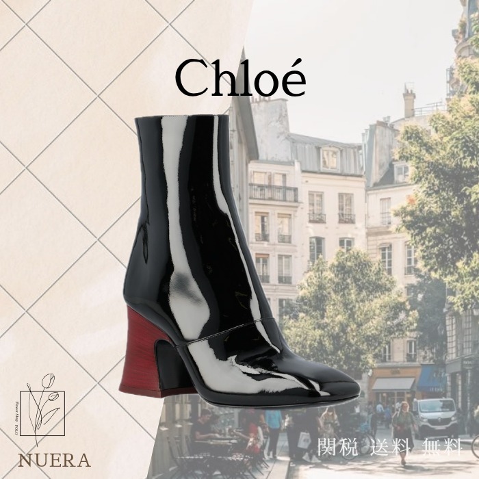 Chloe ジャニス ヒール アンクルブーツ