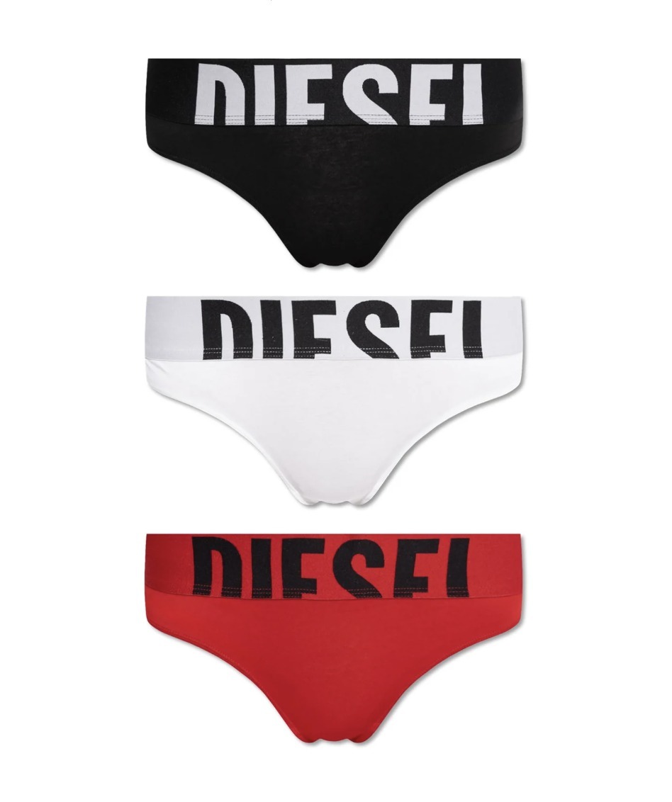 \"DIESEL\" Ufst-Stars ロゴ ウエストバンド ブリーフ（3枚入り）