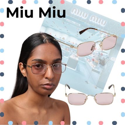 【MIU MIU】A53S GO サングラス ピンク