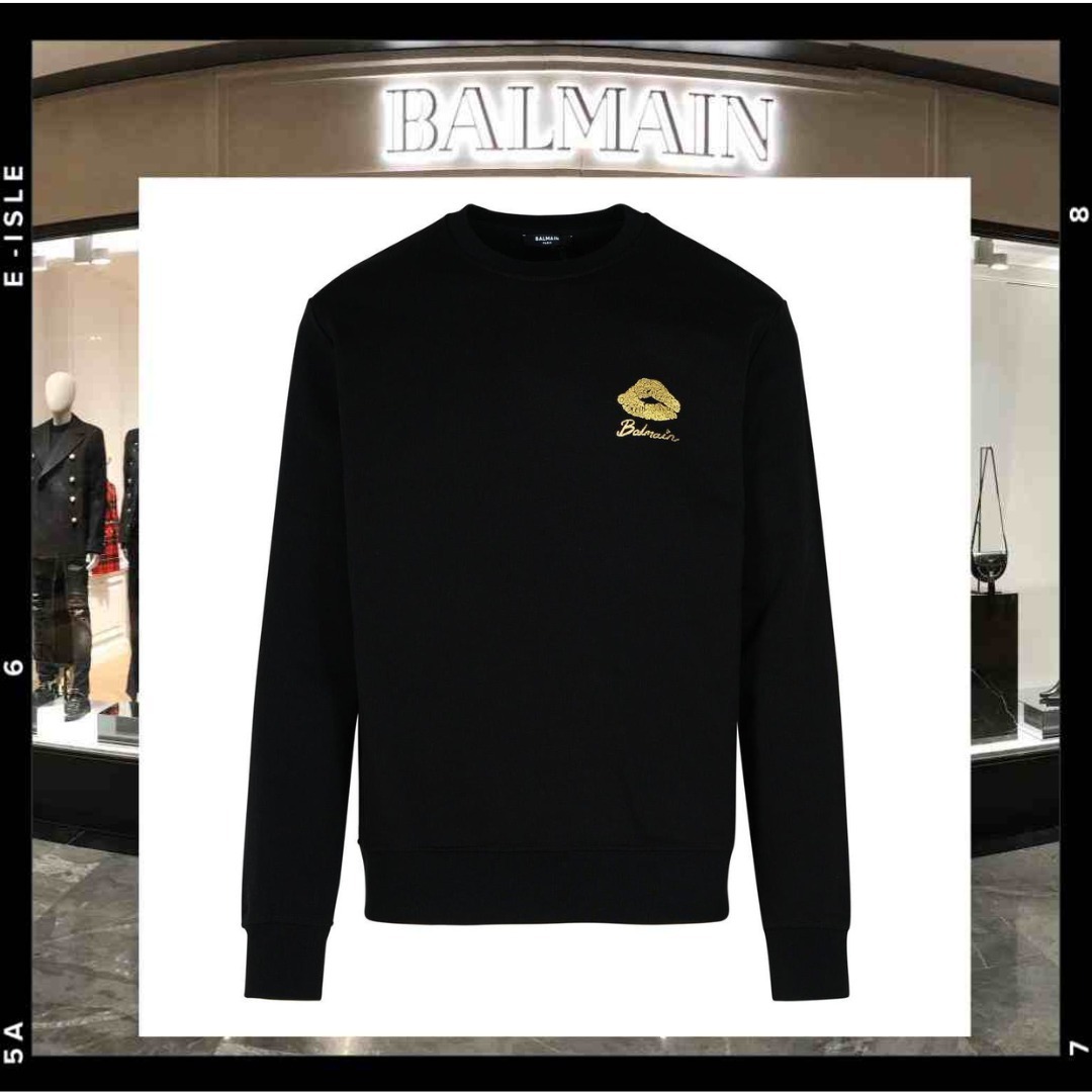 希少【BALMAIN】バルマン キスロゴ 長袖スウェット