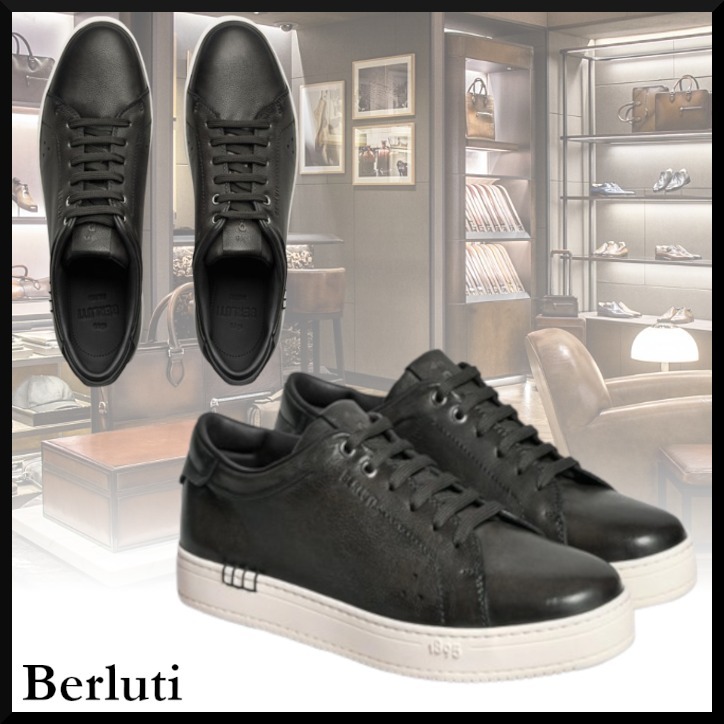 【BERLUTI】Playtime ソフティ カーフレザー スニーカー