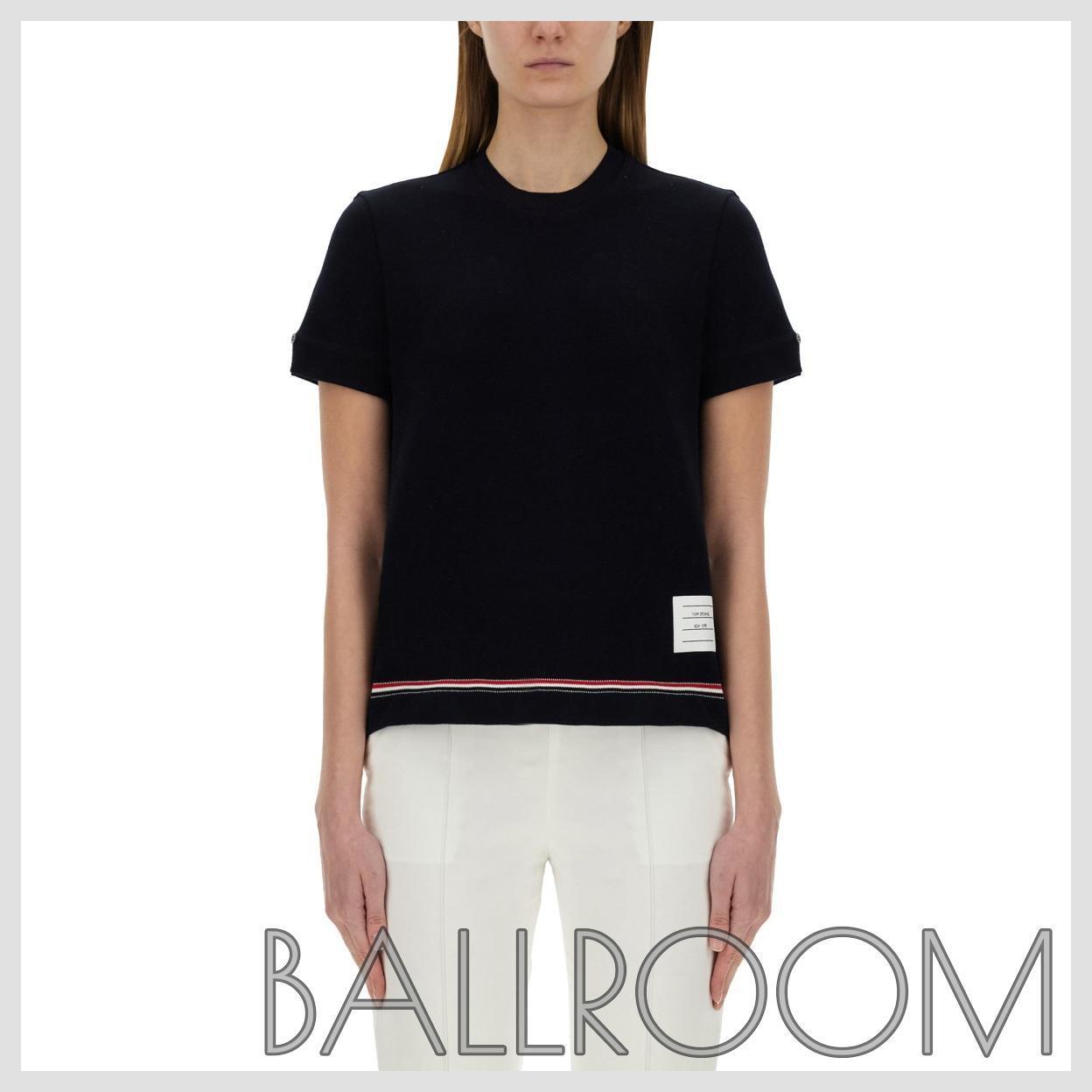Tシャツ・カットソー THOM BROWNE COTTON PIQUE T-SHIRT