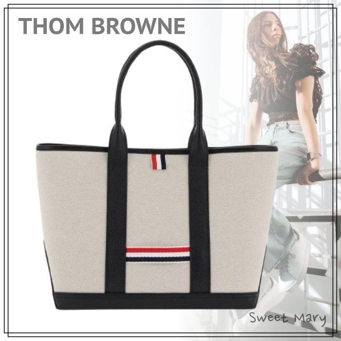 THOM BROWNE ☆ RWB ストライプ ディテール バッグ ♪【送料込】