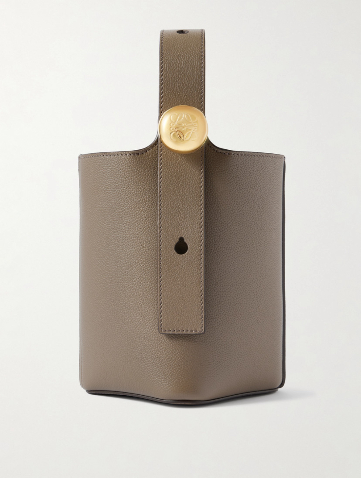 LOEWE テクスチャードレザー ミニトートバッグ