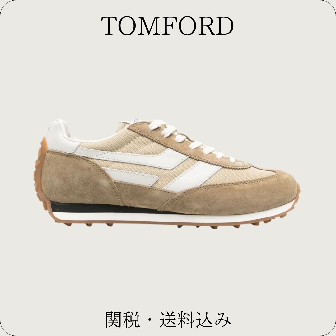 TOMFORD【ロートップスニーカー☆イエロー】関税送料込