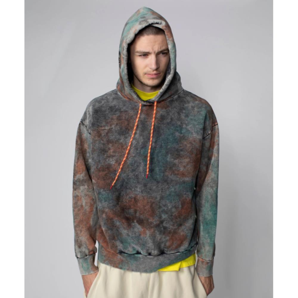 Tシャツ・カットソー ARIES U MAD SPRAY TEMPLE HOODIE MULTI MAD SPRAY TEMPLE HOODI