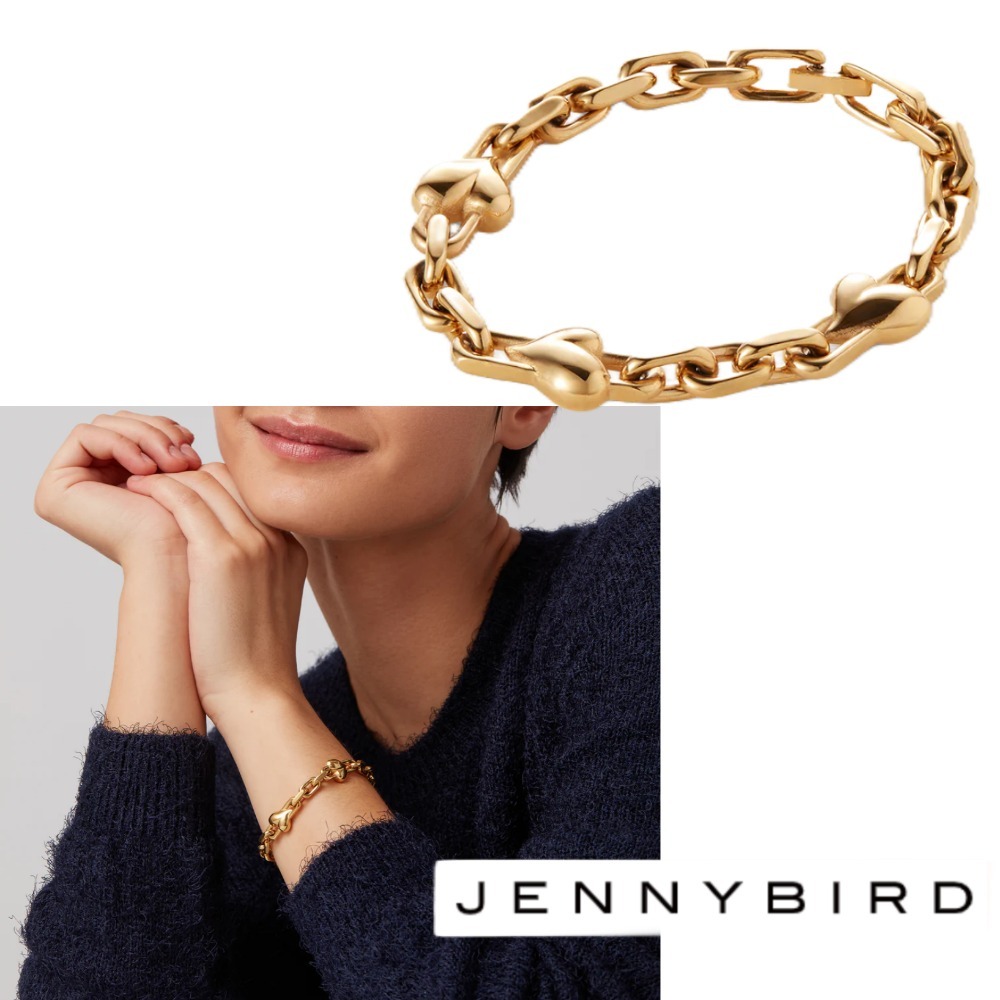 カナダ発【JENNY BIRD】アートハートチェーンブレスレット