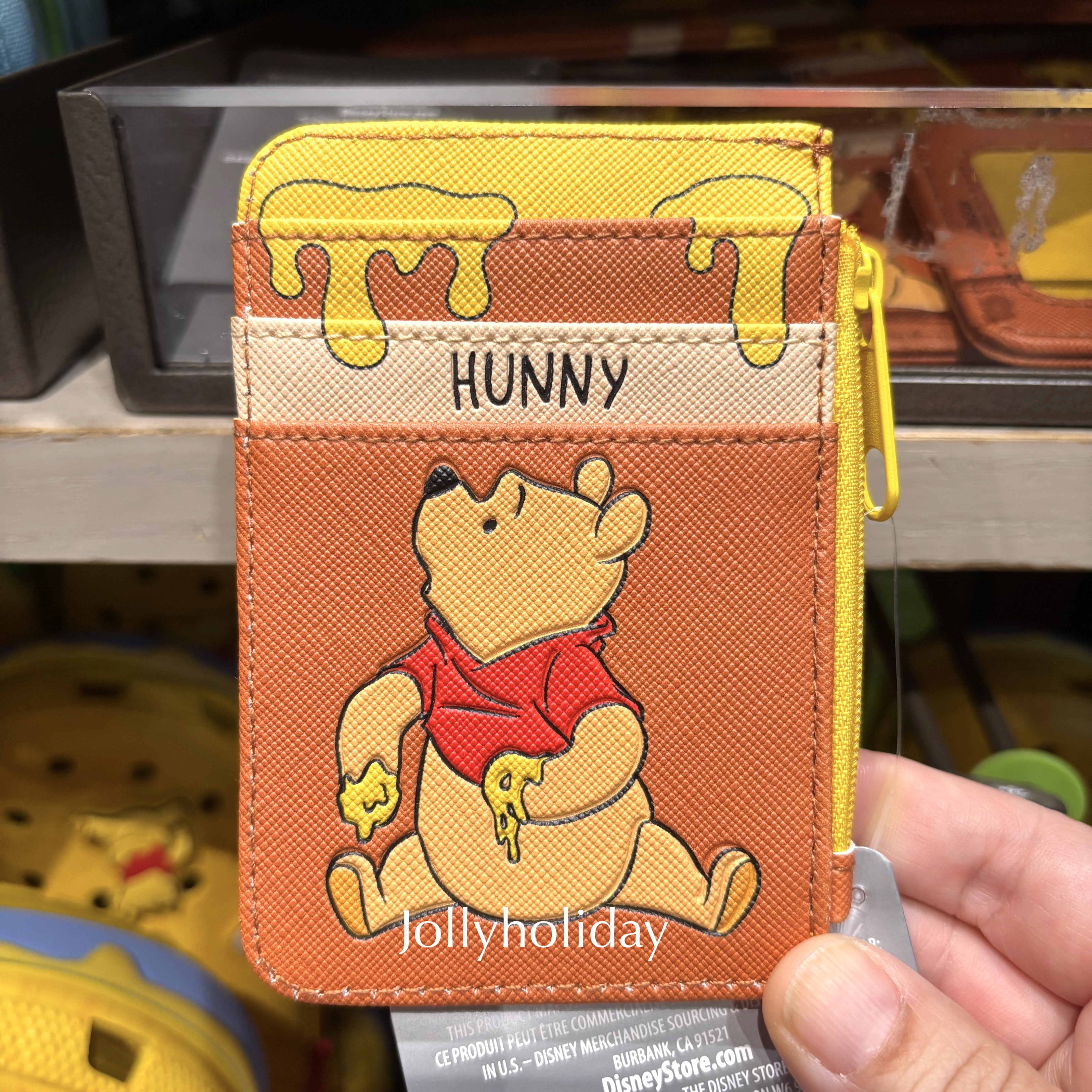 ☆US Disney Parks☆プーさん ハチミツのつぼ カードケース