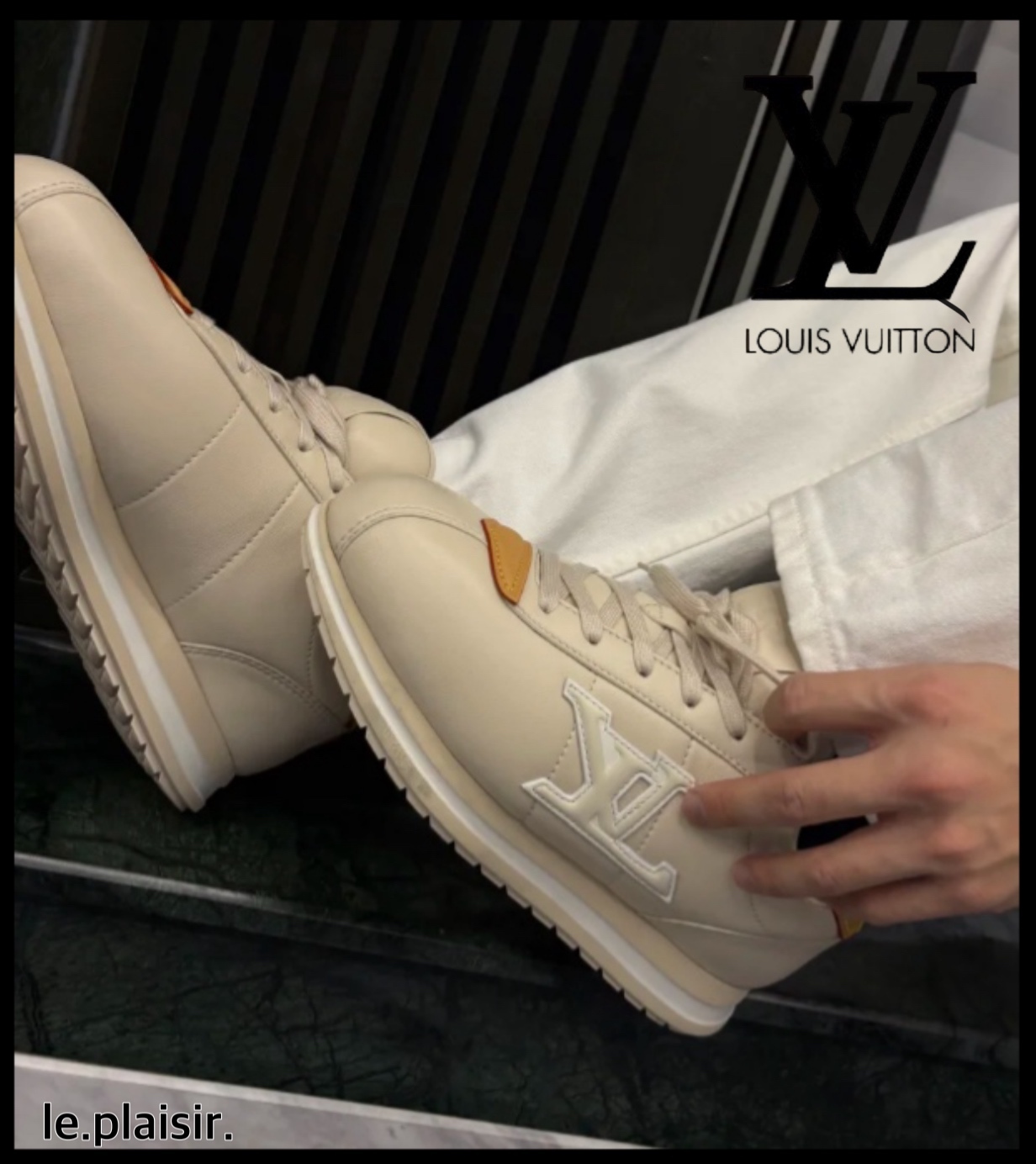 ＊新作＊【Louis Vuitton】LV バターソフト スニーカー
