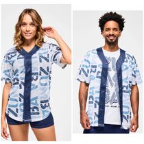 新作ズンバ ユニセックス Blue Jean Baseball Button-Up Jersey