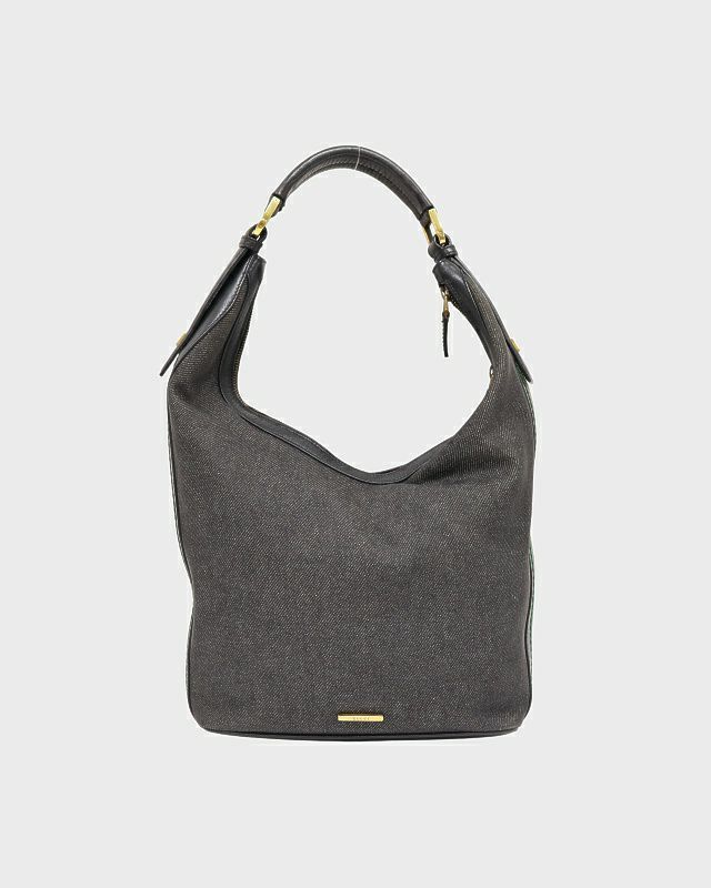 GUCCI シェリーラインデニムレザーワンショルダーバッグ