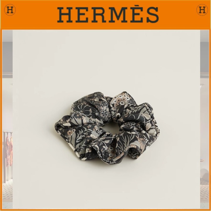洗練さと共に☆HERMES シュシュ Claudia Bloom