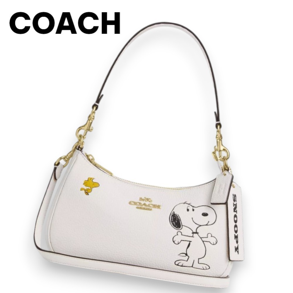 スヌーピー♪【Coach】Coach X Peanuts テリ ショルダーバッグ