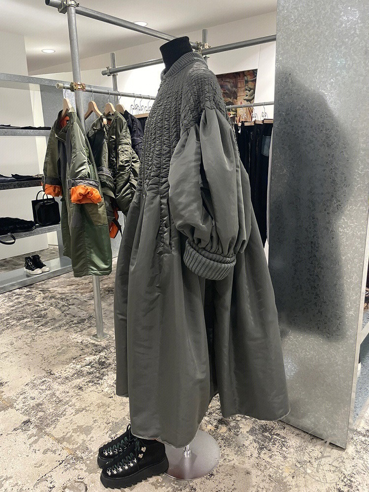 ダウンコート アウター 冬 バルーンスリーブ