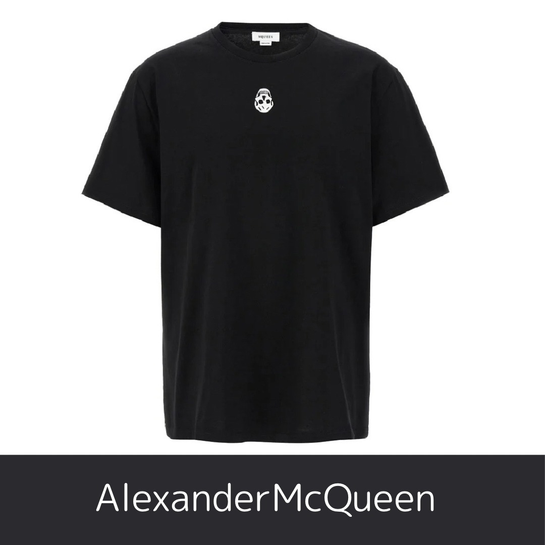 アレキサンダーマックイーン スカルクルーネックTシャツ