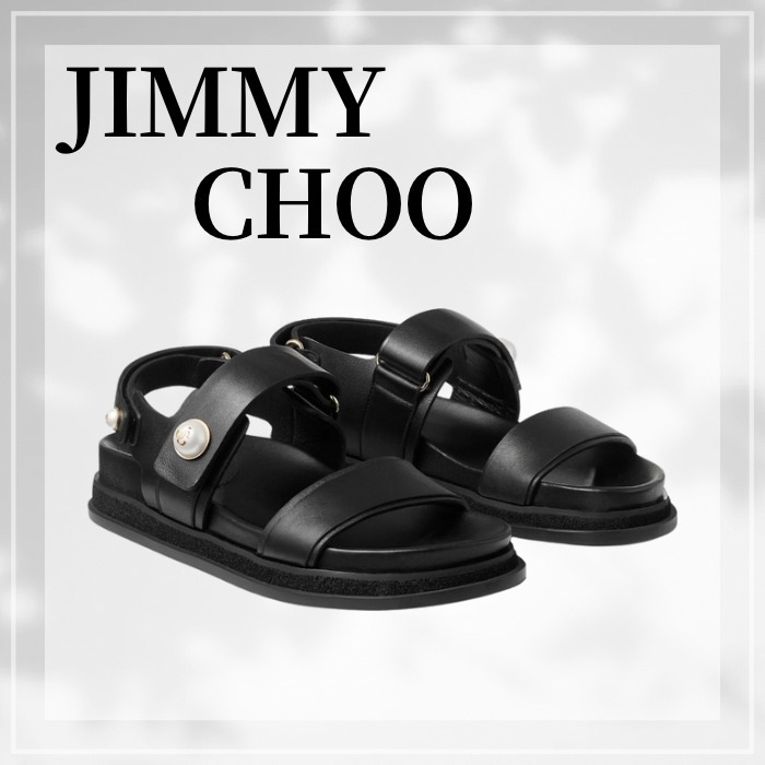 JIMMY CHOO☆ フェイエンス シティ サンダル ブラック