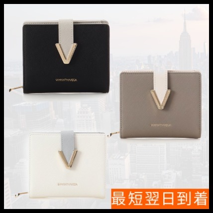 【SAMANTHAVEGA】Vカット折財布