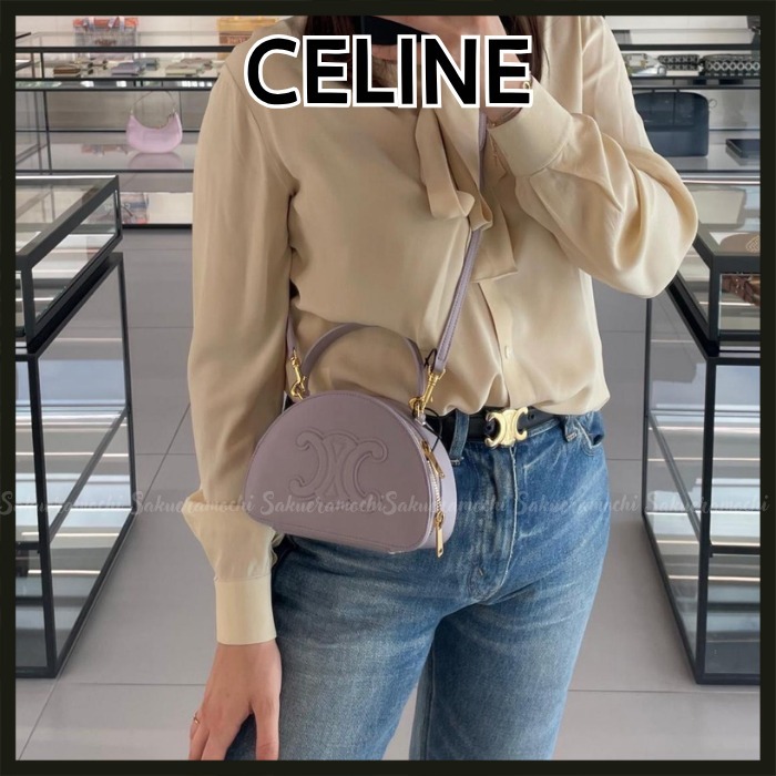 【CELINE】お洒落☆lady's トリオンフキュイル ショルダーバッグ